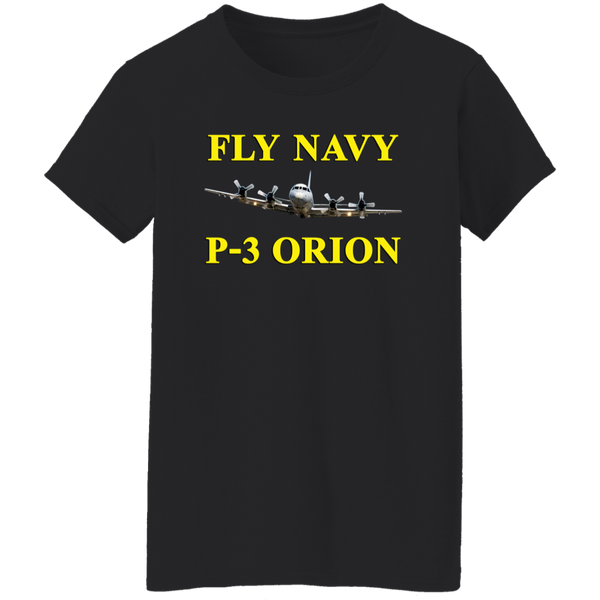 Fly Navy P-3 3 Ladies' T-Shirt