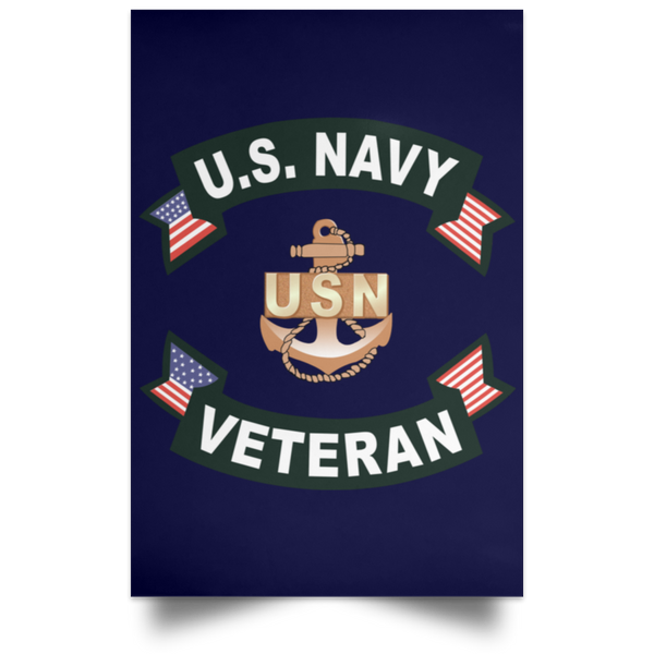 Navy Vet 1 Poster - Portrait