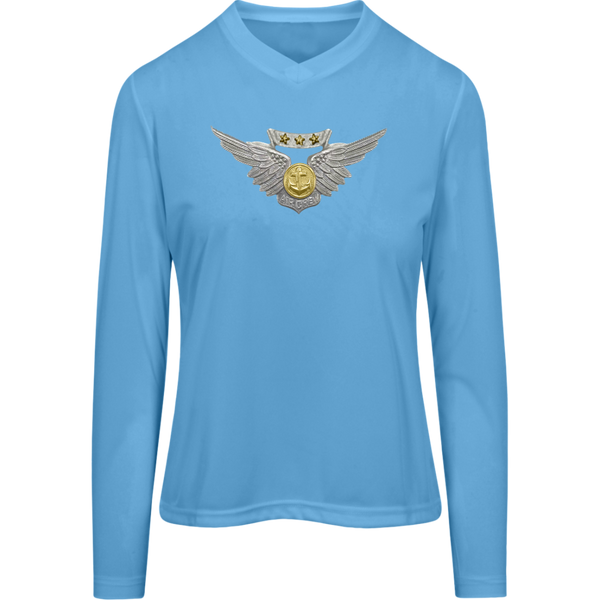 Combat Air 1 Team 365 Ladies' Zone LS Tee