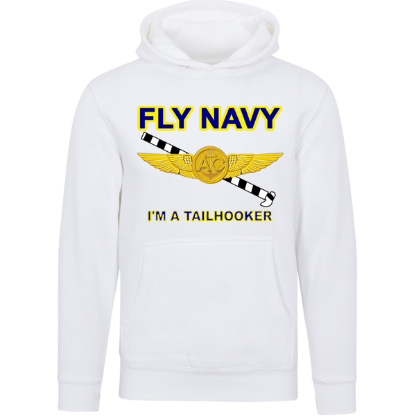 Fly Navy Tailhooker 2 Lane Seven Unisex Premium Hoodie