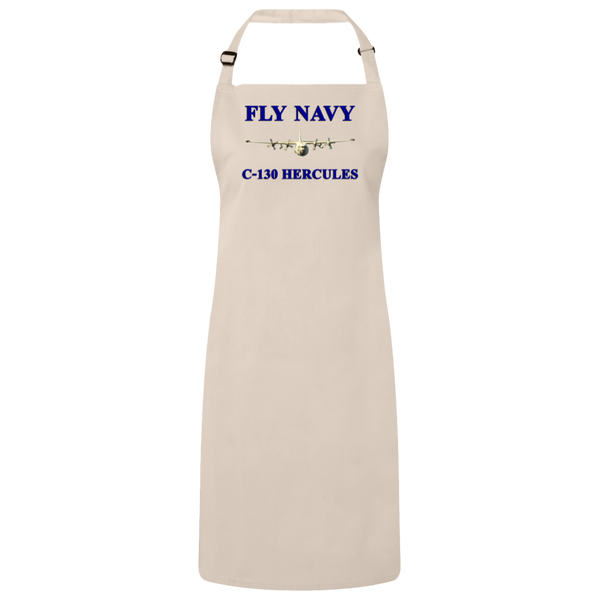 Fly Navy C-130 1 Unisex Bib Apron