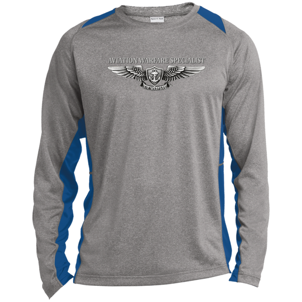 Air Warfare 2 LS Heather Colorblock Tee