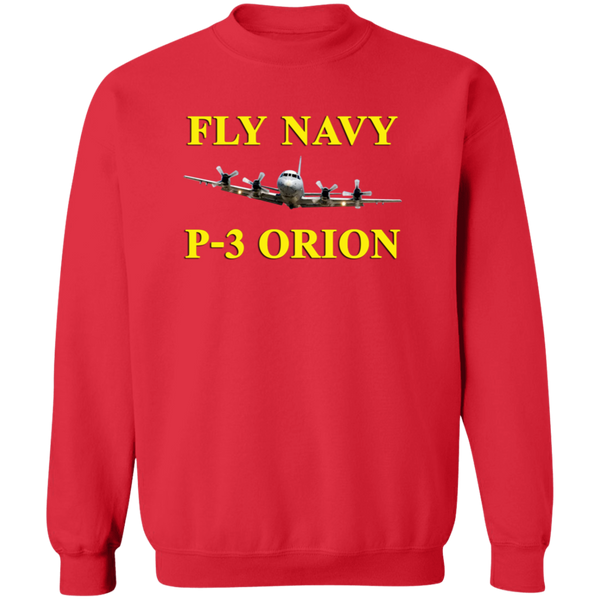 Fly Navy P-3 3 Crewneck Pullover Sweatshirt