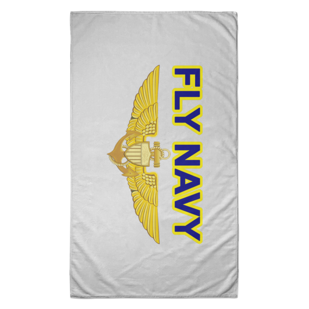 Fly Navy Aviator Bath Towel - 35x60