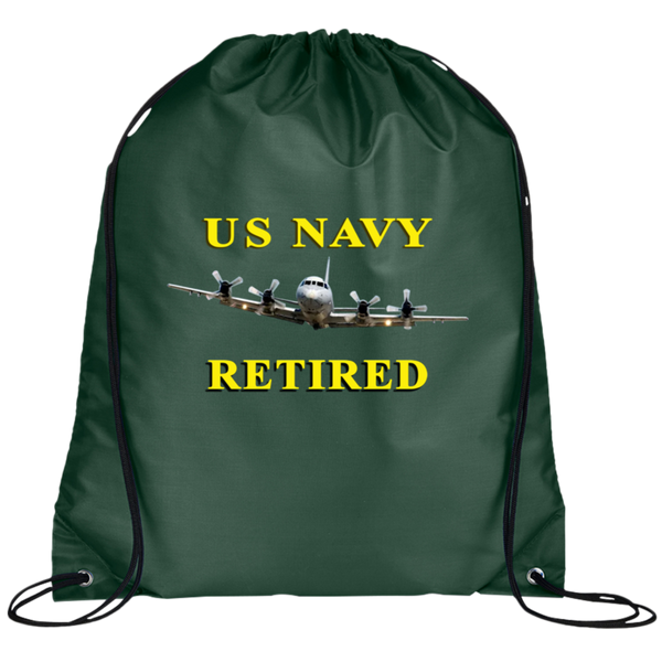 Navy Retired 1 Drawstring Cinch Backpack