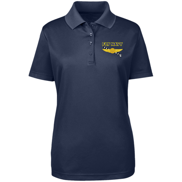 Fly Navy Tailhook 2 Core 365 Ladies' Origin Pique Polo