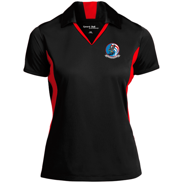 VR 24 4 Ladies' Colorblock Performance Polo