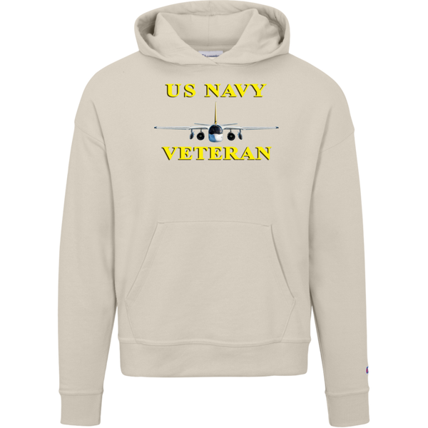 Navy Vet 3 Champion Ladies' Powerblend Hoodie