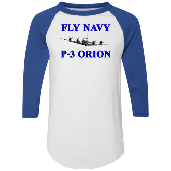 Fly Navy P-3 1 Colorblock Raglan Jersey