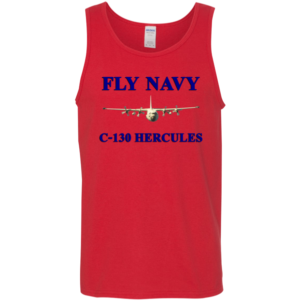 Fly Navy C-130 1 Cotton Tank Top