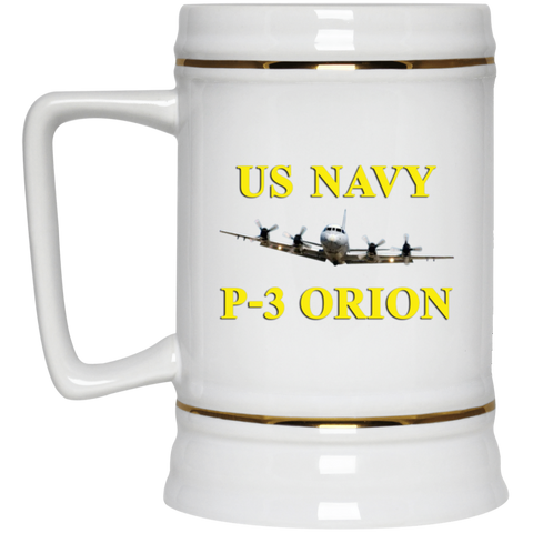 US Navy P-3 3 Beer Stein - 22oz