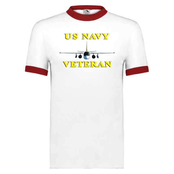 Navy Vet 3 Unisex Ringer Tee