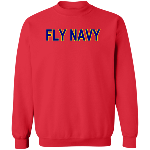 Fly Navy 2 Crewneck Pullover Sweatshirt