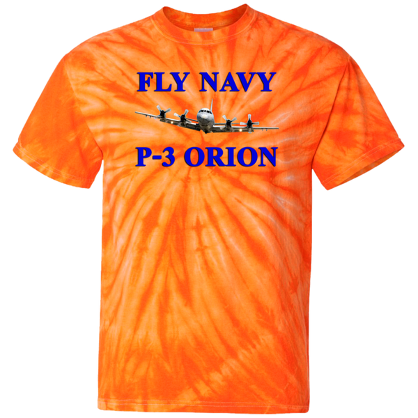 Fly Navy P-3 1 Cotton Tie Dye T-Shirt