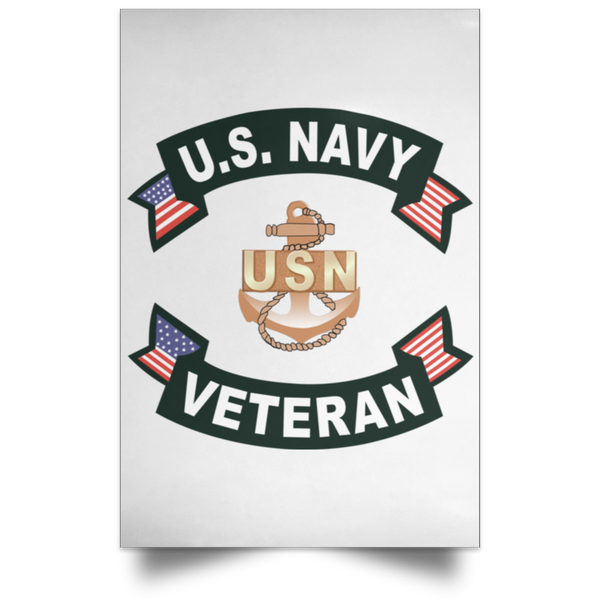 Navy Vet 1 Poster - Portrait