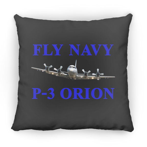 Fly Navy P-3 1 Pillow - Small Square