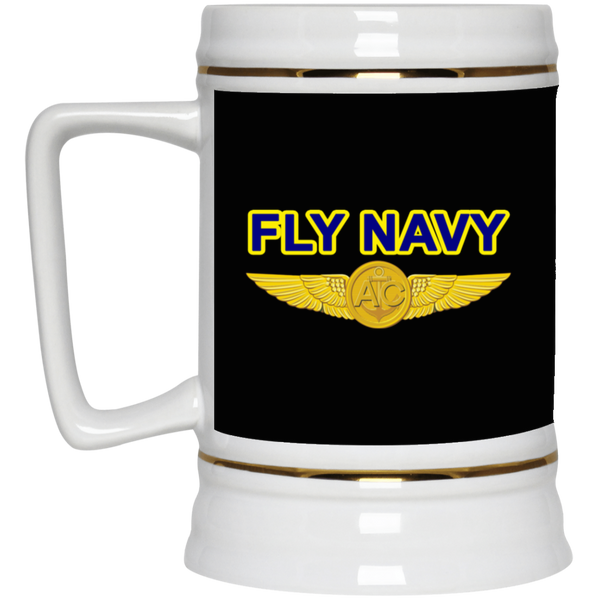 Fly Navy Aircrew Beer Stein - 22oz