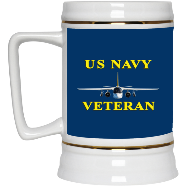 Navy Vet 3 Beer Stein - 22oz