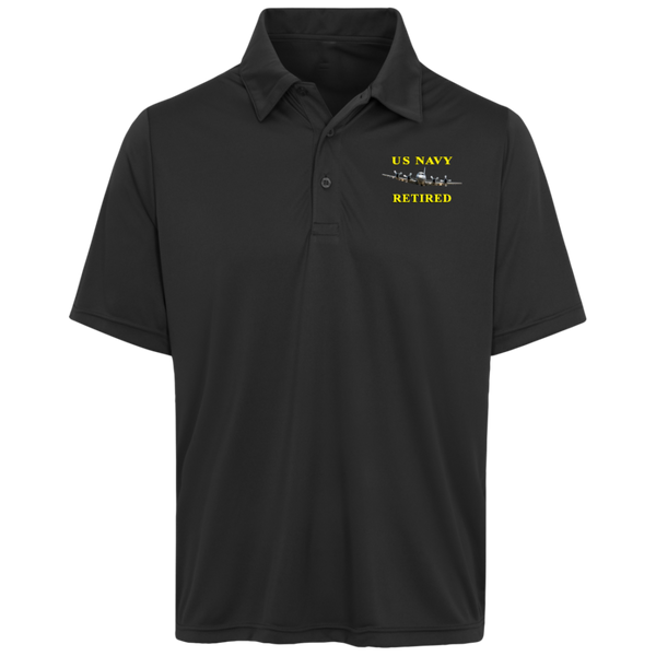 Navy Retired 1 Team 365 Zone Polo