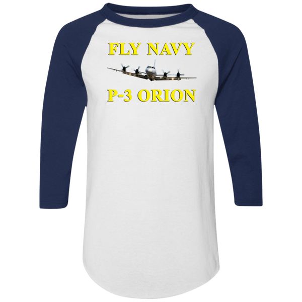 Fly Navy P-3 3 Colorblock Raglan Jersey