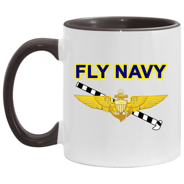 Fly Navy Tailhook 1 Accent Mug - 11oz