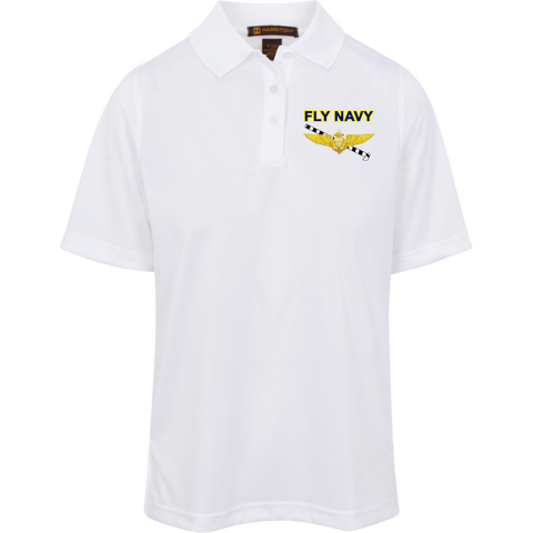 Fly Navy Tailhook 1 Harriton Ladies' Advantage Plus Polo