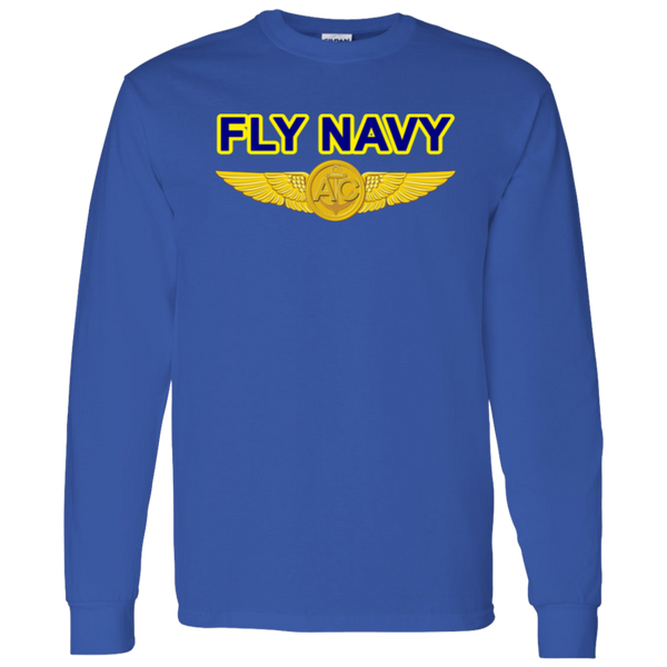 Fly Navy Aircrew LS Cotton T-Shirt