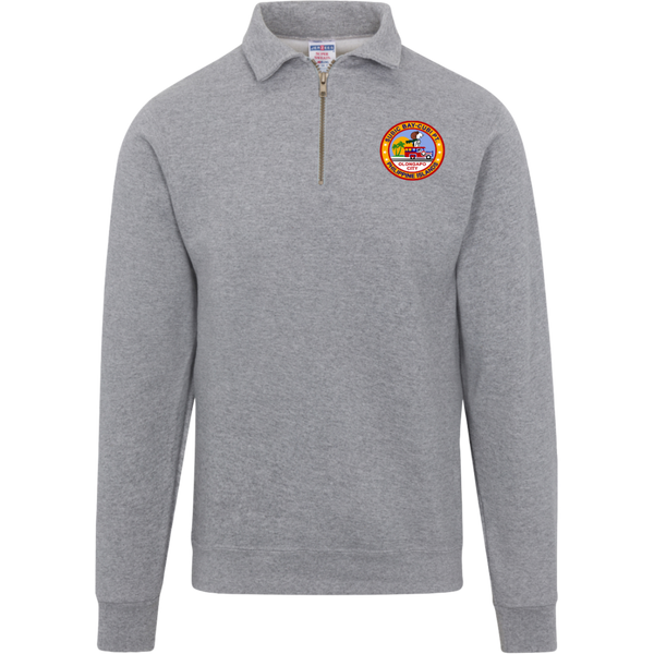 Subic Cubi Pt 01 Jerzees Fleece Quarter Zip Pullover