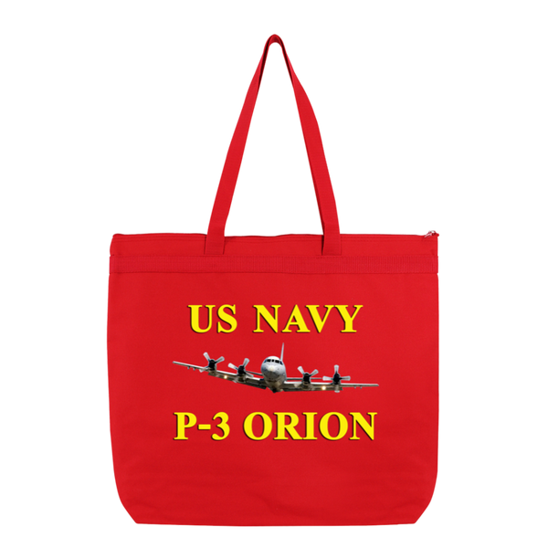 US Navy P-3 3 Melody Large Tote