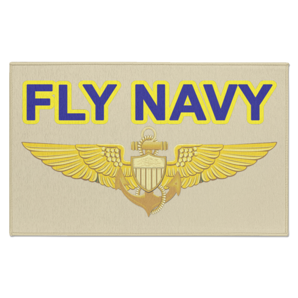 Fly Navy Aviator Indoor Doormat