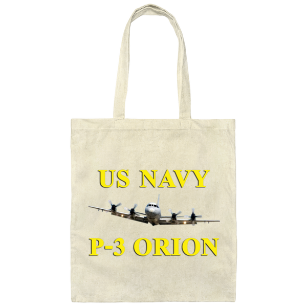 US Navy P-3 3 Canvas Tote Bag