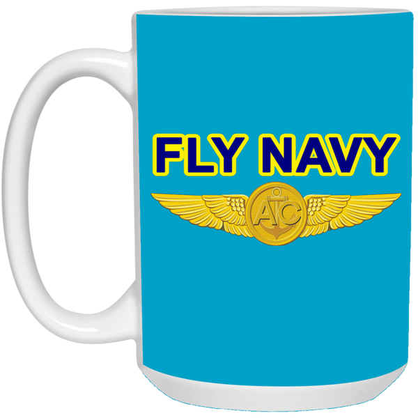 Fly Navy Aircrew Mug - 15oz