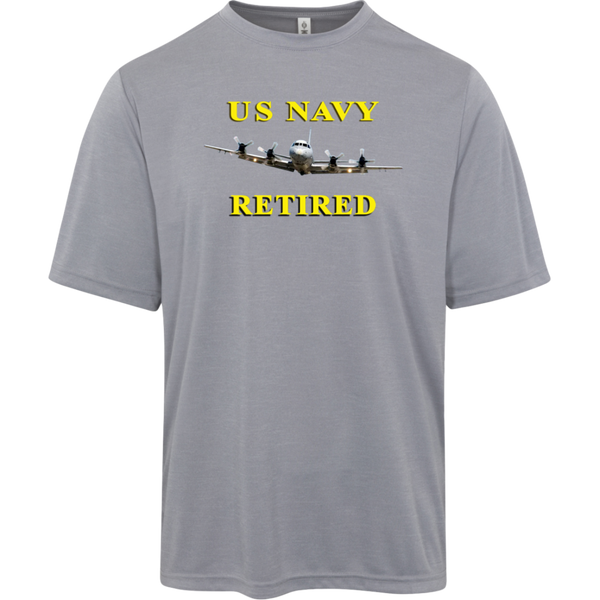 Navy Retired 1 Team 365 Heather T-Shirt