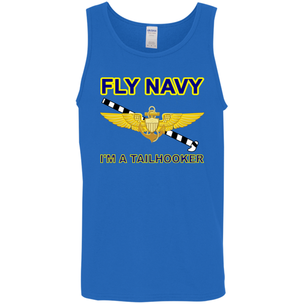 Fly Navy Tailhooker 1 Cotton Tank Top