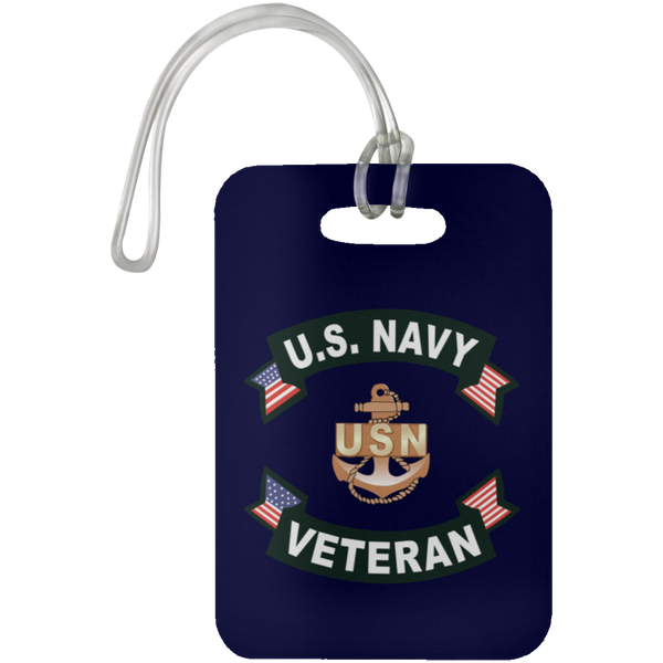 Navy Vet 1 Luggage Bag Tag