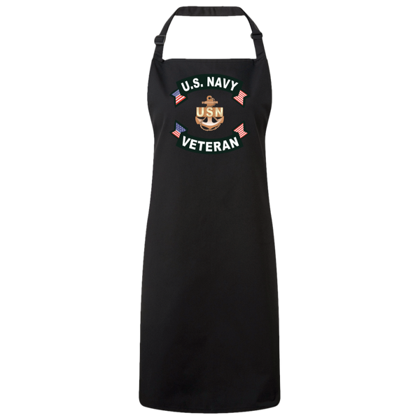 Navy Vet 1 Unisex Bib Apron