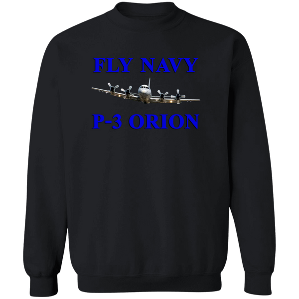 Fly Navy P-3 1 Crewneck Pullover Sweatshirt