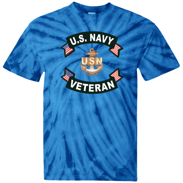 Navy Vet 1 Cotton Tie Dye T-Shirt