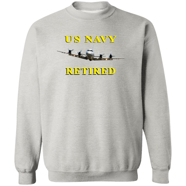 Navy Retired 1 Crewneck Pullover Sweatshirt