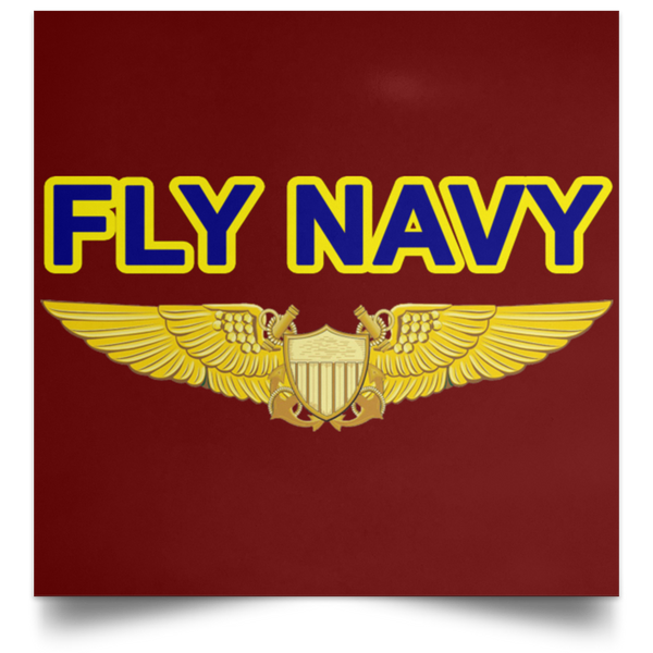 Fly Navy NFO Poster - Square