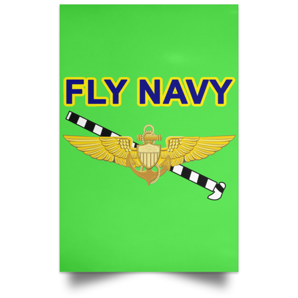 Fly Navy Tailhook 1 Poster - Portrait