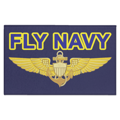 Fly Navy Aviator Indoor Doormat