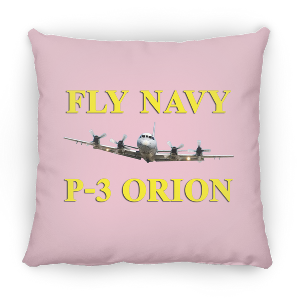 Fly Navy P-3 3 Pillow - Small Square