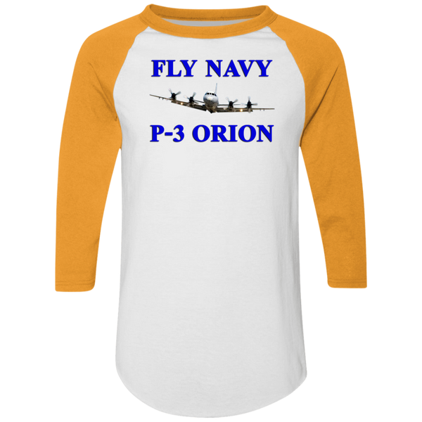 Fly Navy P-3 1 Colorblock Raglan Jersey