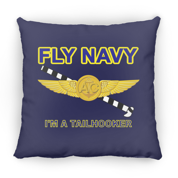 Fly Navy Tailhooker 2 Pillow - Small Square