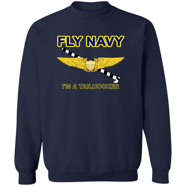 Fly Navy Tailhooker 3 Crewneck Pullover Sweatshirt