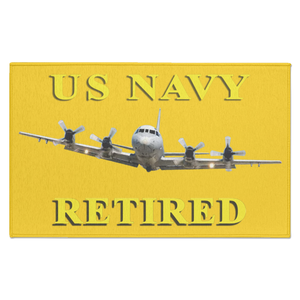 Navy Retired 1 Indoor Doormat