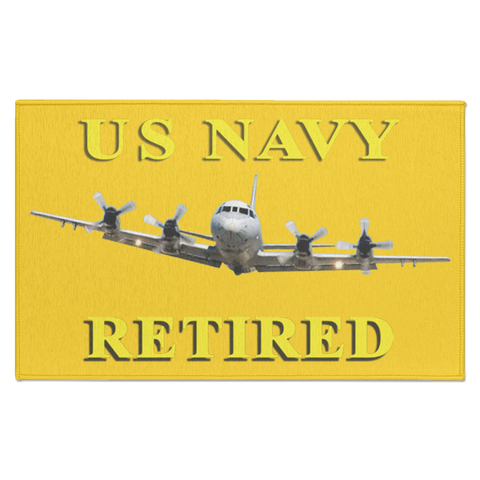 Navy Retired 1 Indoor Doormat