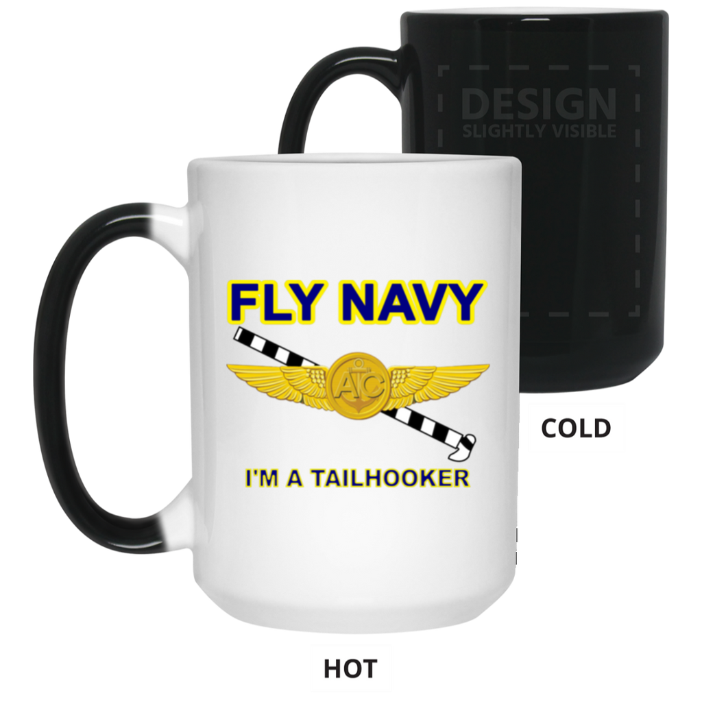 Fly Navy Tailhooker 2 Color Changing Mug - 15oz