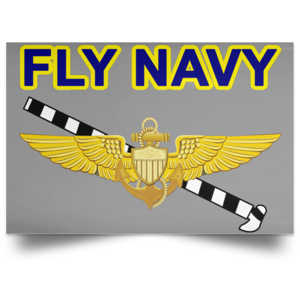 Fly Navy Tailhook 1 Poster - Landscape